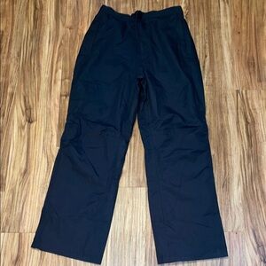 The Weather Company Men's women’s medium Black Pants microfiber rain snow NWT
